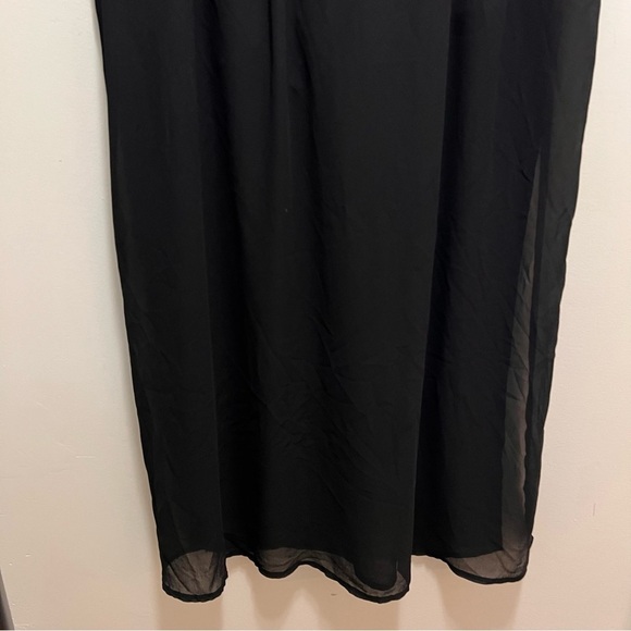 SHEIN VCAY Plus Side Split Thigh Mesh Overlay Skirt Size 4x - Picture 5 of 12